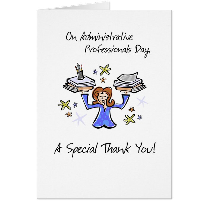 Admin Pro Day Balancing Card Zazzle