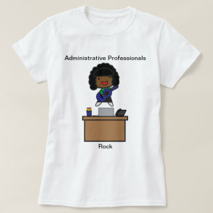 Administrative Admin African American Personalize T-Shirt