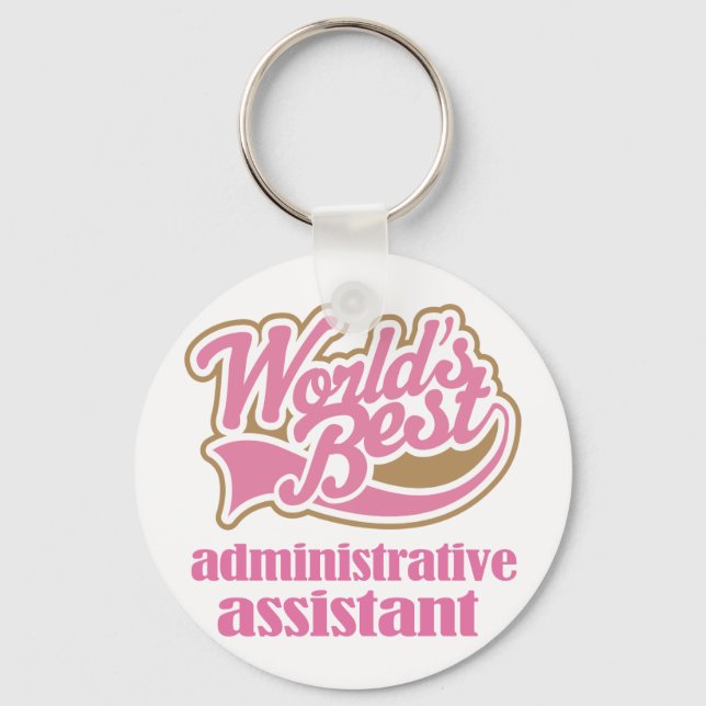 Administrative Assistant Gift Keychain (Front)
