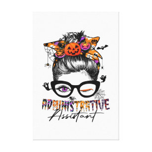 Administrative Assistant Halloween Costume Canvas Print
