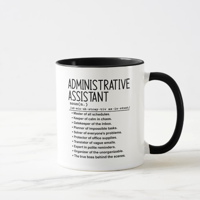 Administrative assistant mug (Right)
