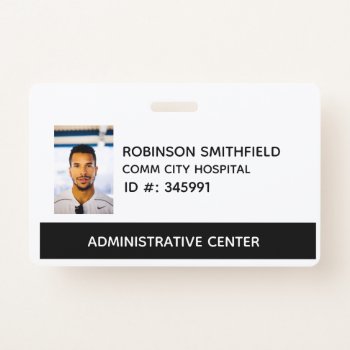 Administrative Medical Id Badge by TwoTravelledTeens at Zazzle
