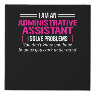 Administrative Professional Assistant Day Faux Canvas Print