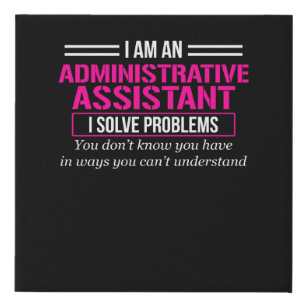 Administrative Professional Assistant Day Faux Canvas Print