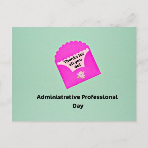 Administrative Professional Day Postcard