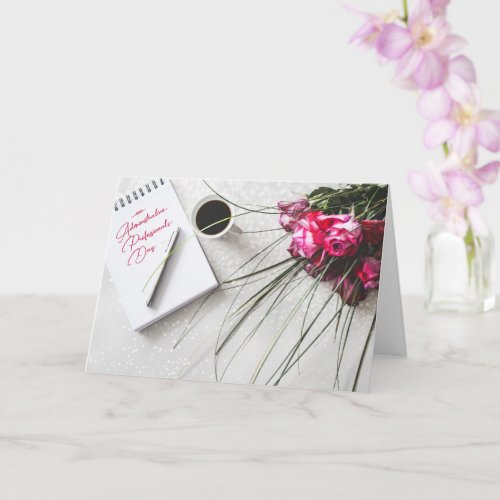 Administrative Professional Day Roses Card