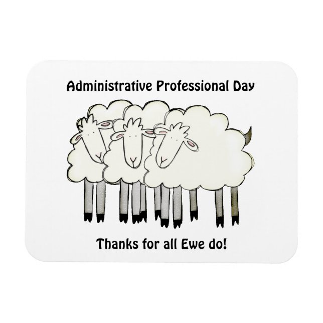 Administrative Professional Day - Thanks Magnet (Horizontal)
