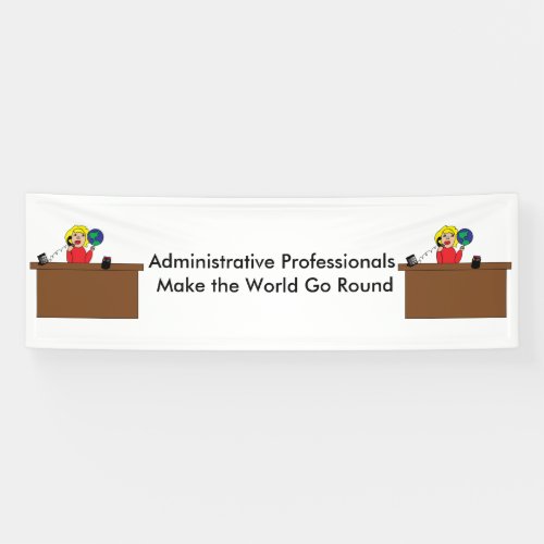Administrative Professional World Blonde Banner