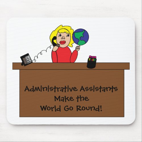 Administrative Professional World Mousepad