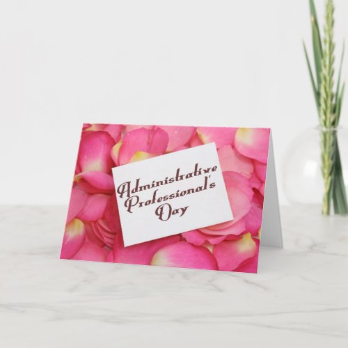 Administrative Professionals Day 3 Card