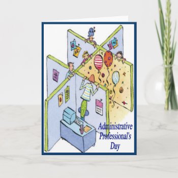 Administrative Professional's Day 5 Card by mannybell at Zazzle