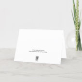 Administrative Professionals Day Abstract Thank You Card (Back)