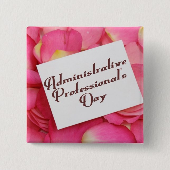 Administrative Professional's Day Button (Front)