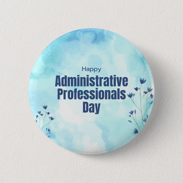 Administrative Professionals Day Button (Front)