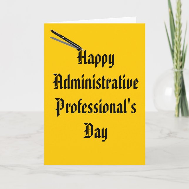 Administrative Professional's Day Card (Front)
