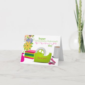 Administrative Professional's Day Card by Siberianmom at Zazzle