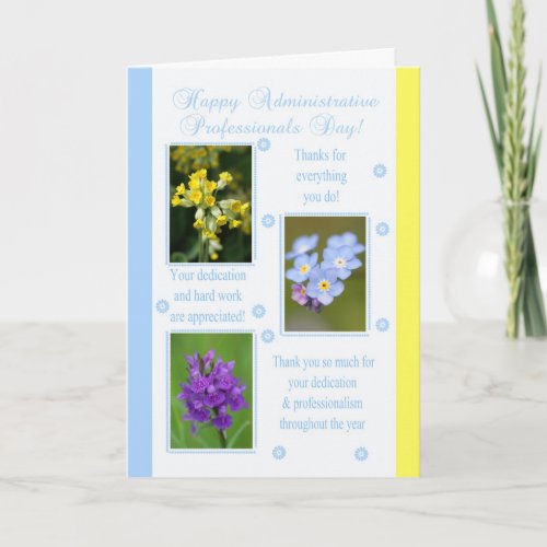 Administrative Professionals Day Card _ Spring Flo