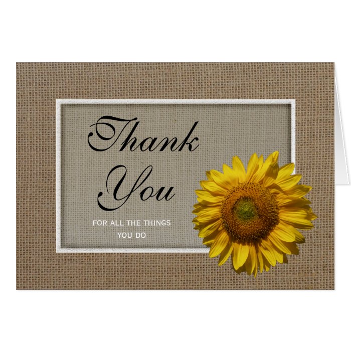 Administrative Professionals Day Card    Sunflower