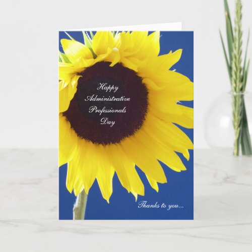 Administrative Professionals Day Card __ Thanks