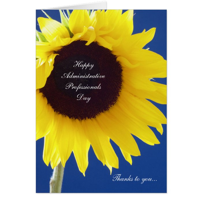 Administrative Professionals Day Card    Thanks