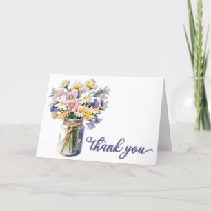 Administrative Professional's Day Floral Letterpress Thank You Card