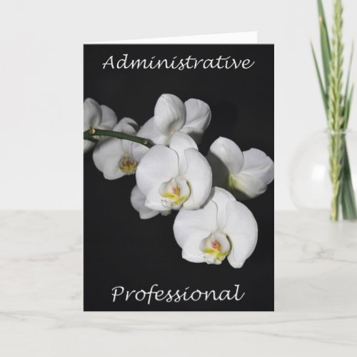 Administrative Professionals Day Flowers Card