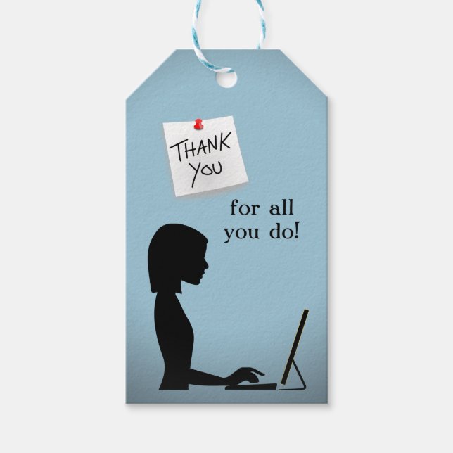 Administrative Professional's Day Gift Tags (Front)