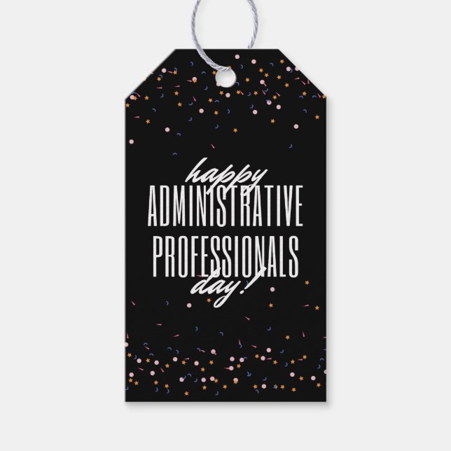 Administrative Professionals Day Gift Tags (Front)