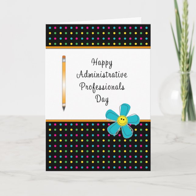 Administrative Professionals Day Greeting Card (Front)