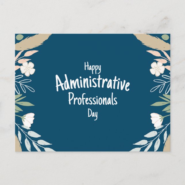 Administrative Professionals Day Postcard (Front)