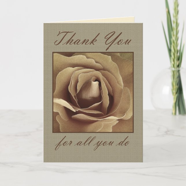 Administrative Professionals Day Thank You Card (Front)