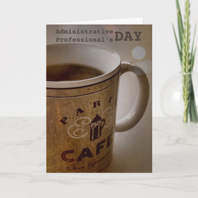 Administrative Professional's Day Thank You Card (Front)