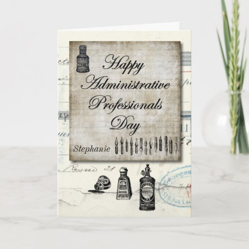 Administrative Professionals Day You Custom Thank You Card