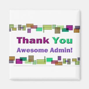 Administrative Professionals Gifts Awesome Admin Magnet