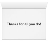 Administrative Professionals Keep Things Purring Cards (Inside Horizontal (Bottom))