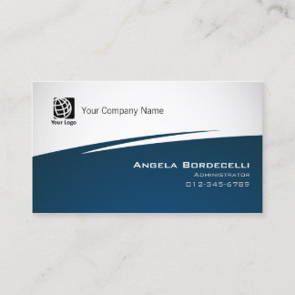 Administrator Finance Management Zig Zag Business Card