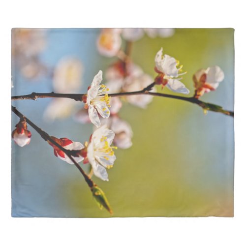 Admirable Japanese Apricot Flower Duvet Cover