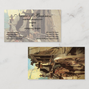 Admirable Outlaw by NC Wyeth Business Card