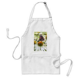 Admiral Butterfly on Flower Adult Apron