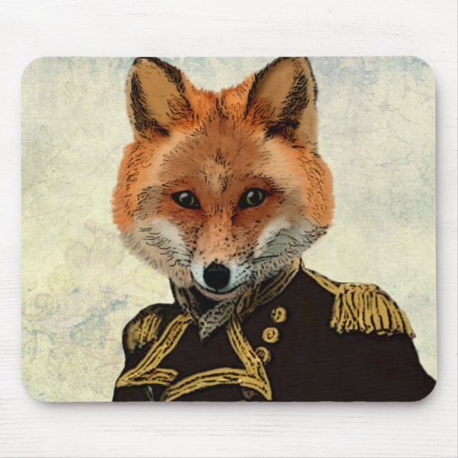 Admiral Fox Full 2 Mouse Pad (Front)