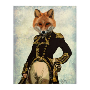 Admiral Fox Full Acrylic Print