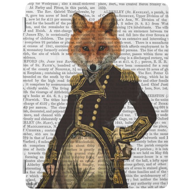 Admiral Fox Full iPad Air Cover (Front)
