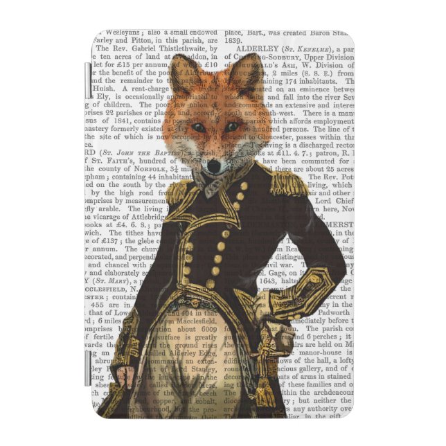 Admiral Fox Full iPad Mini Cover (Front)