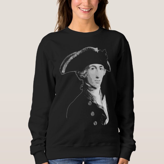 Admiral Horatio Nelson British Flag Propaganda 3 Sweatshirt (Front)