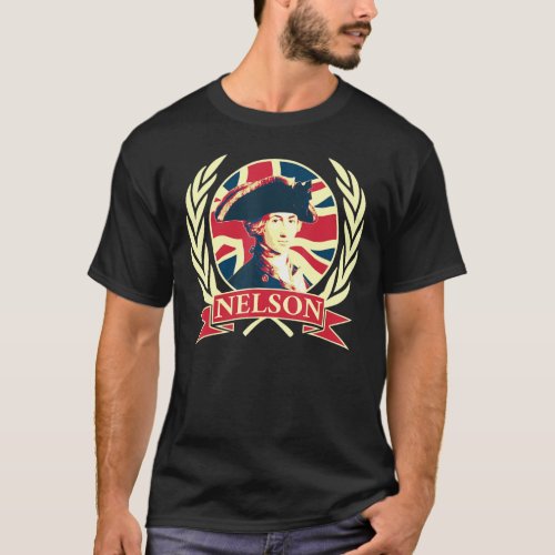 Admiral Horatio Nelson British Flag Propaganda  T_Shirt