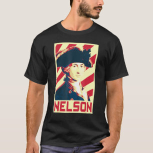 Admiral Horatio Nelson British Flag Propaganda T-Shirt