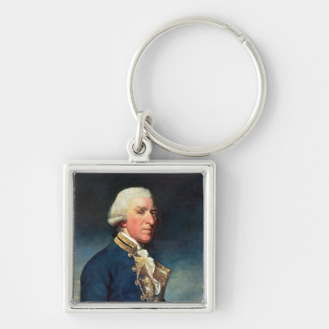 Admiral Samuel Hood, 1st Viscount Hood  1784 Keychain (Front)