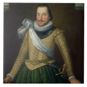 Admiral Sir Thomas Button (d.1694) Tile