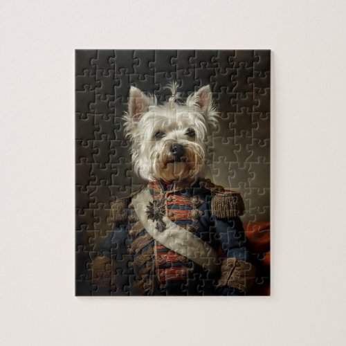 Admiral West Highland Terrier Jigsaw Puzzle