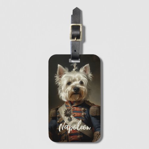 Admiral West Highland Terrier Luggage Tag
